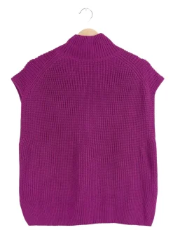 Pullunder>Marc Ou2019Polo Feinstrickpullunder Größe 36 violett