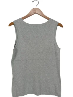 Pullunder>More & More Feinstrickpullunder Größe 40 hellgrau