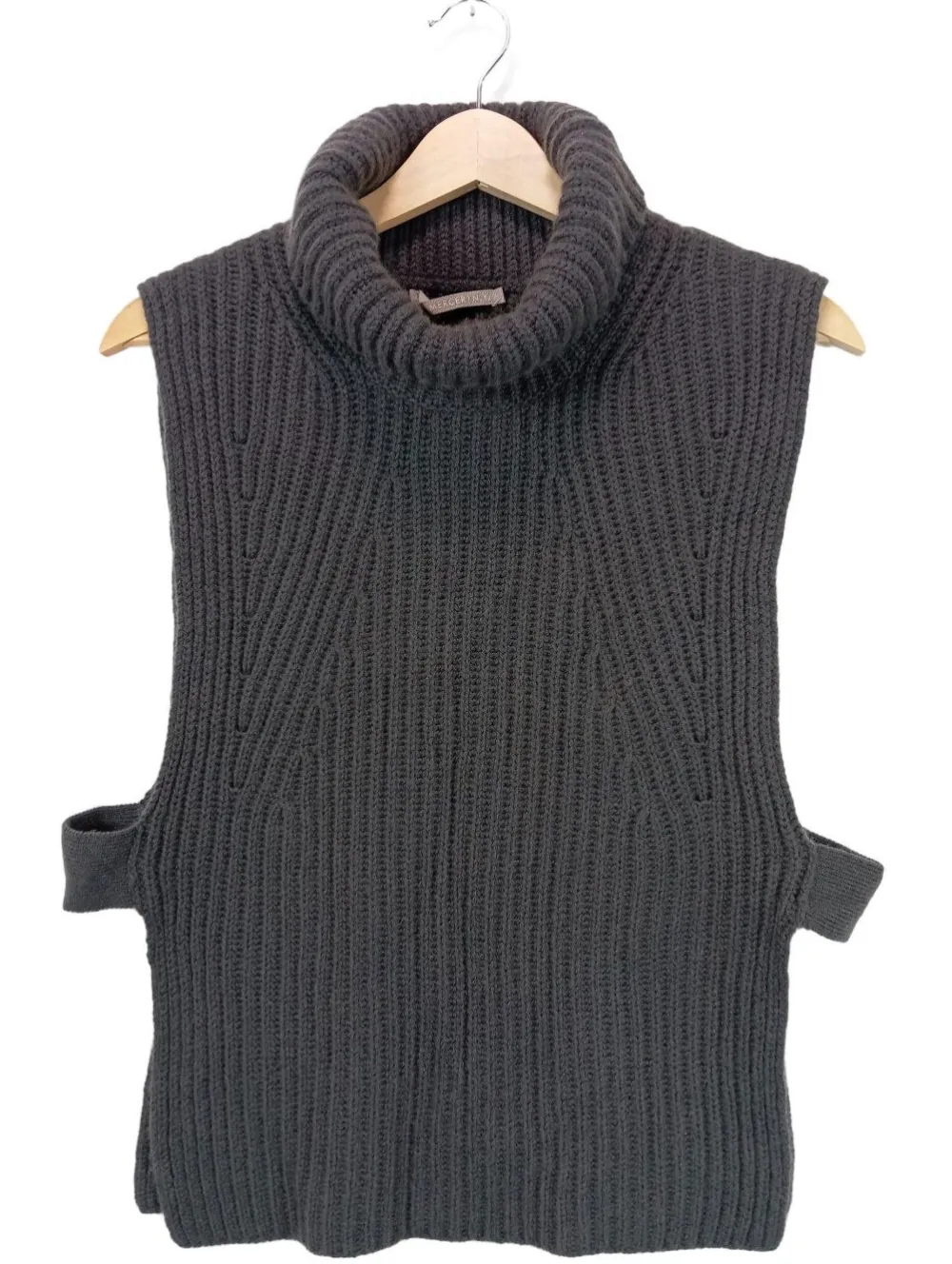 Pullunder>(The Mercer) NY Feinstrickpullunder Größe 36 taupe