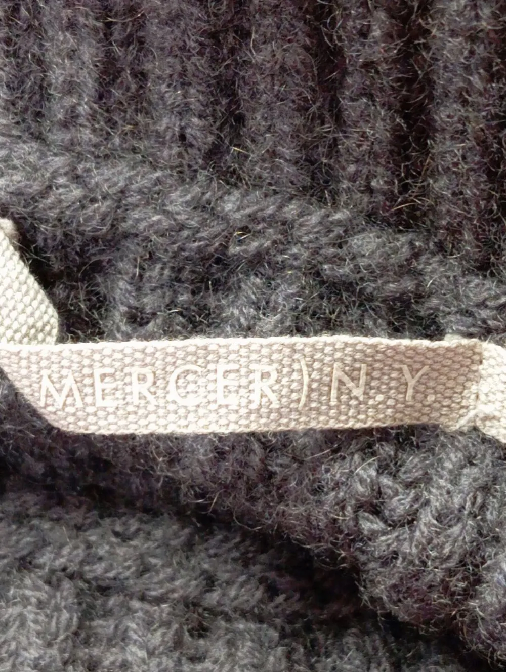 Pullunder>(The Mercer) NY Feinstrickpullunder Größe 36 taupe