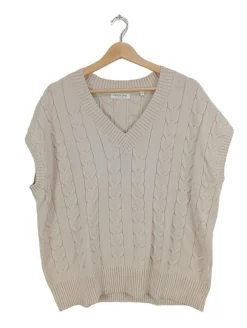 Pullunder>Christian Berg Feinstrickpullunder Größe 36 creme