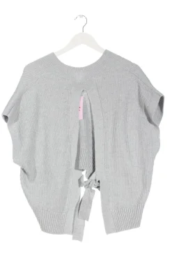 Pullunder>edc Feinstrickpullunder Größe 34 hellgrau