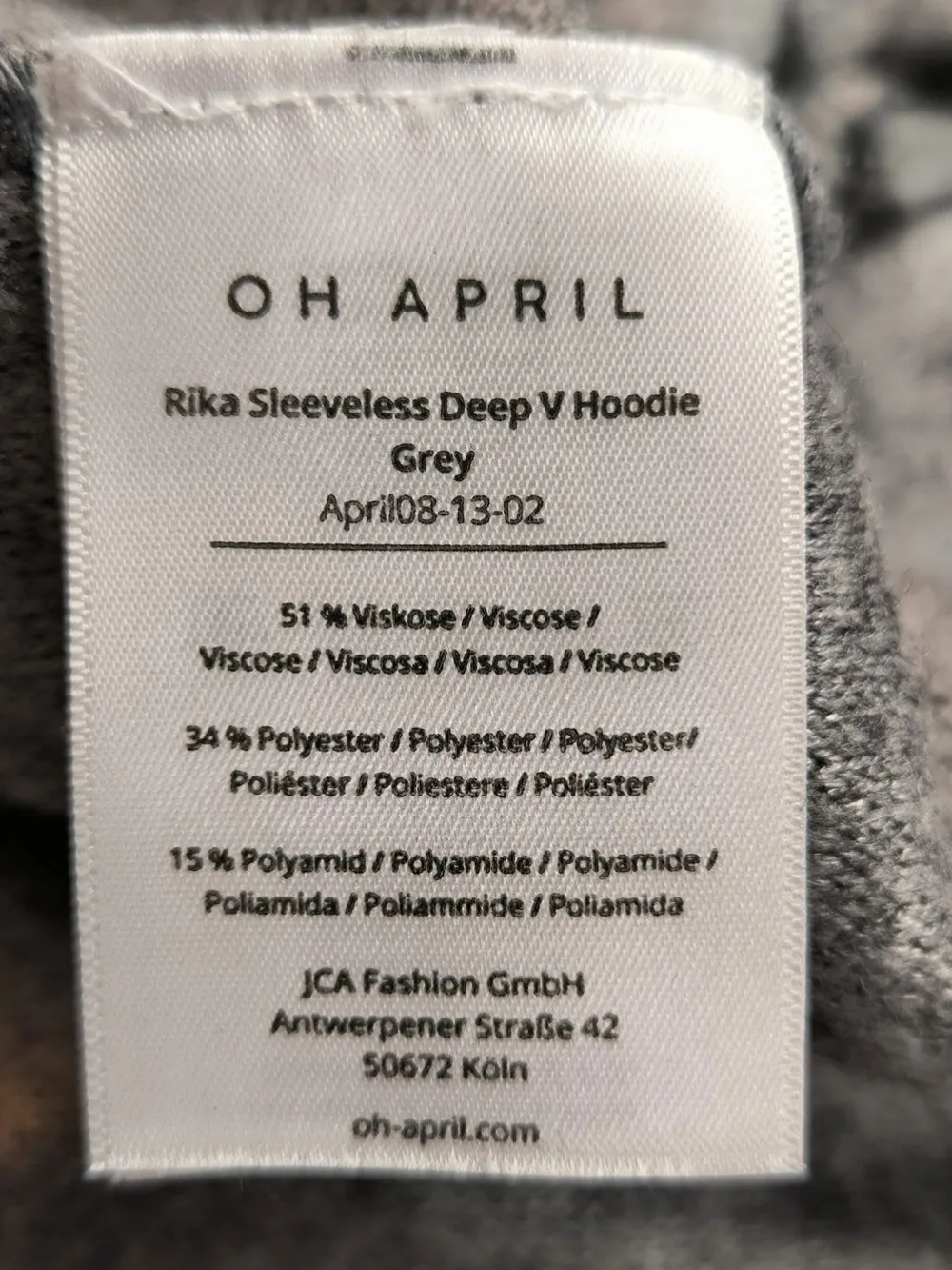 Pullunder>OH APRIL Feinstrickpullunder Größe 40 hellgrau