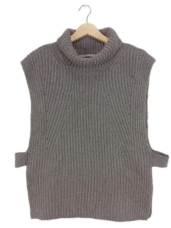 Pullunder>(The Mercer) NY Feinstrickpullunder Größe 36 hellgrau