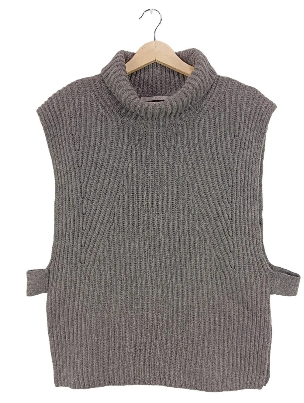 Pullunder>(The Mercer) NY Feinstrickpullunder Größe 36 hellgrau