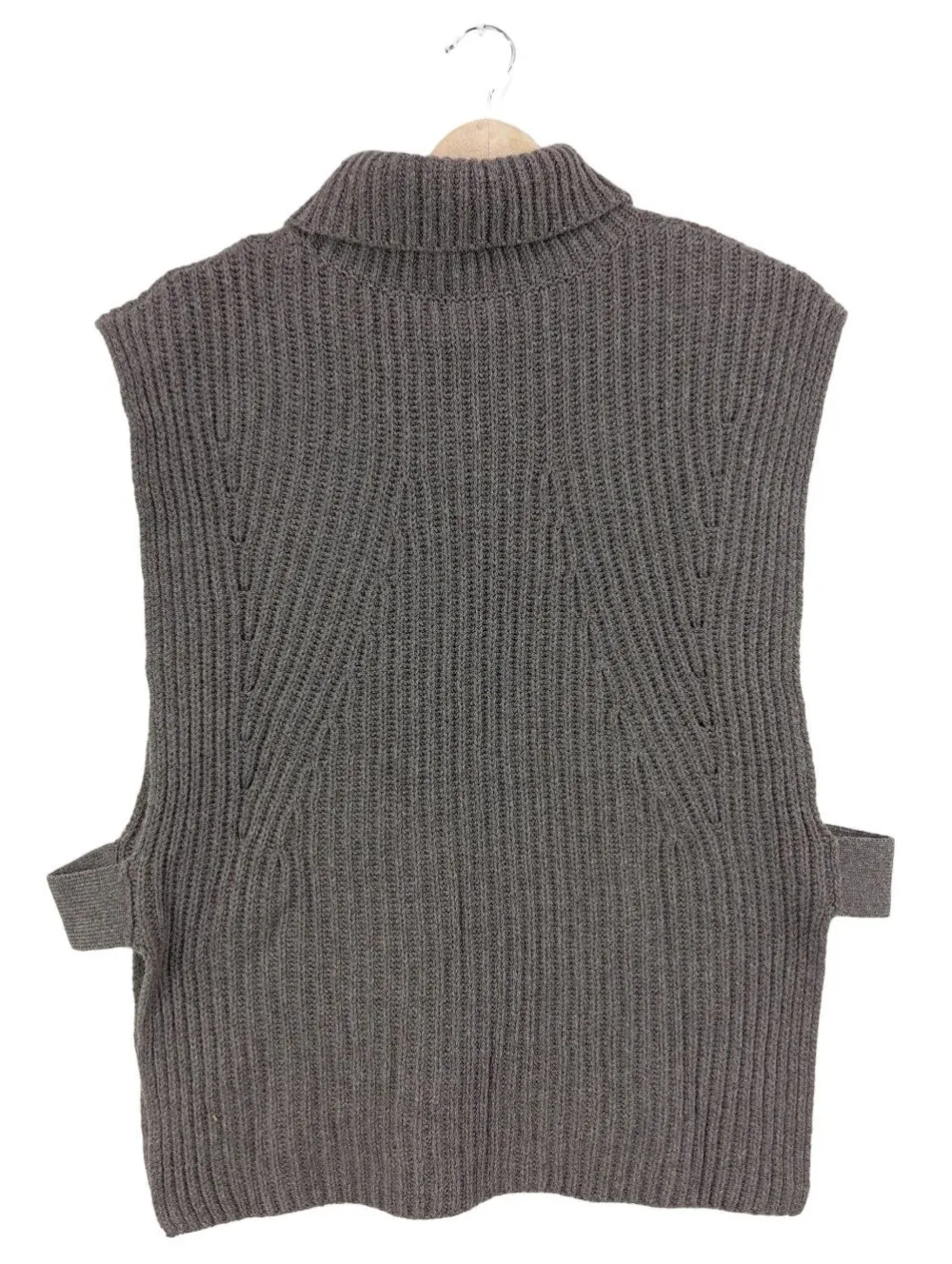 Pullunder>(The Mercer) NY Feinstrickpullunder Größe 36 hellgrau