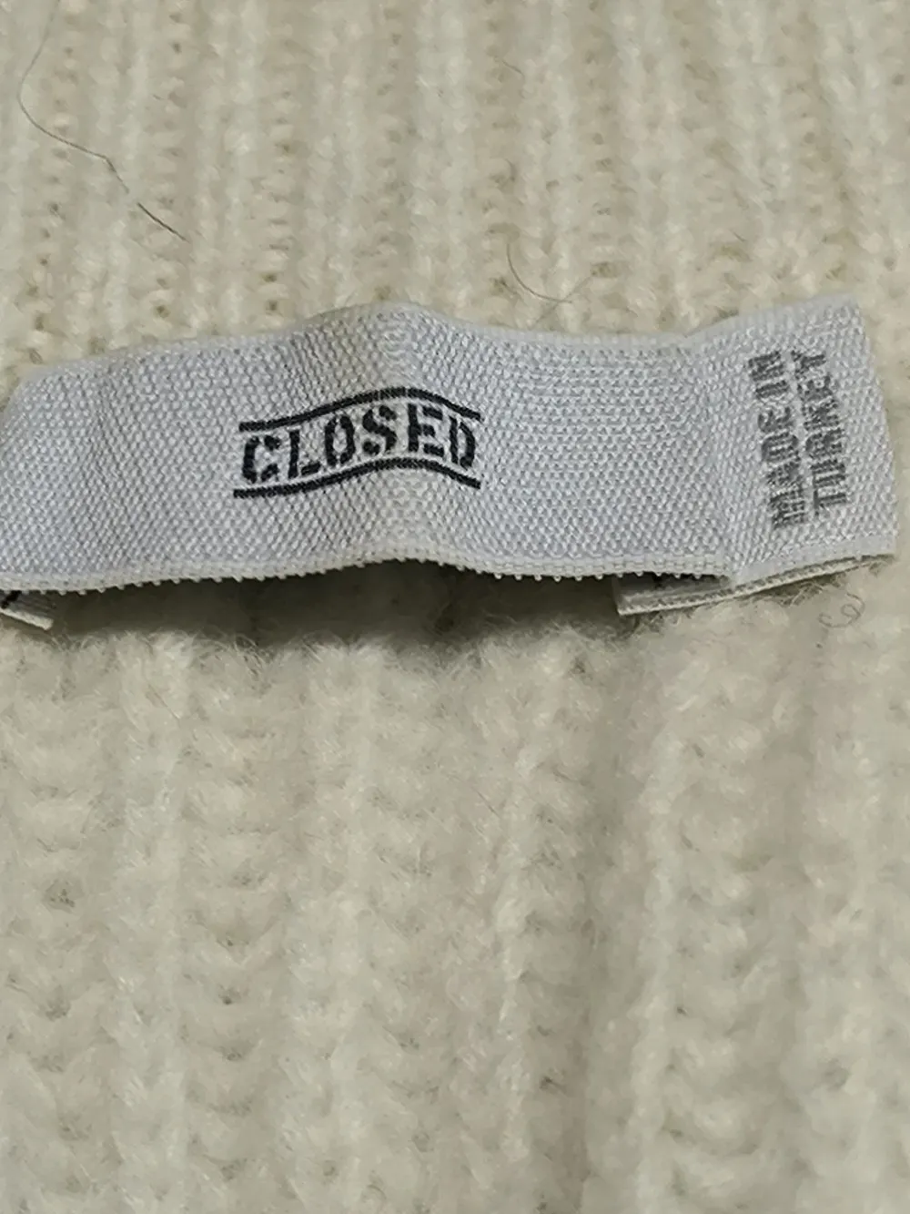 Pullunder>Closed Feinstrickpullunder Größe 36 wollweiß