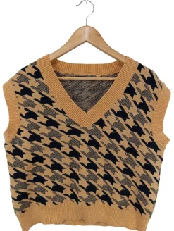 Pullunder>dazy Feinstrickpullunder Größe 38 nudeschwarz