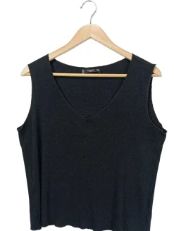 Pullunder>Mango Feinstrickpullunder Größe 38 schwarz