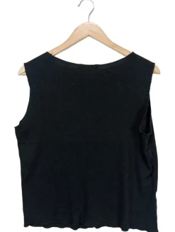 Pullunder>Mango Feinstrickpullunder Größe 38 schwarz