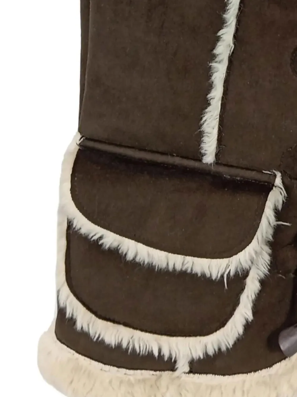 Westen>Vero Moda Fellweste Größe 36 braun