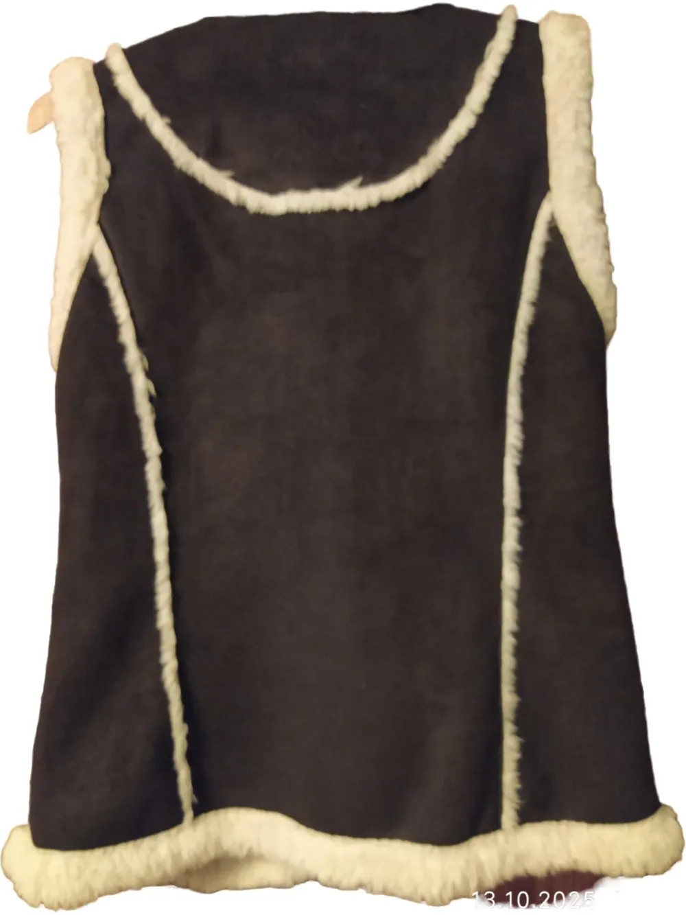 Westen>Vero Moda Fellweste Größe 36 braun