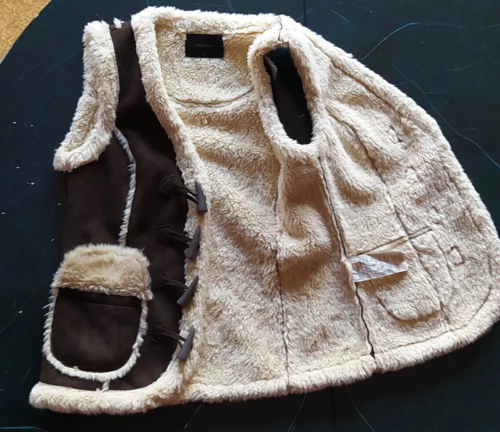 Westen>Vero Moda Fellweste Größe 36 braun