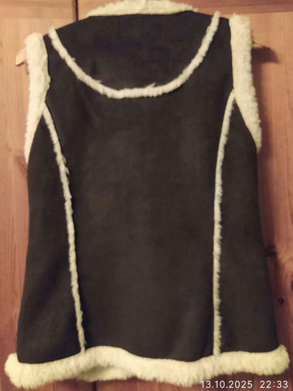 Westen>Vero Moda Fellweste Größe 36 braun