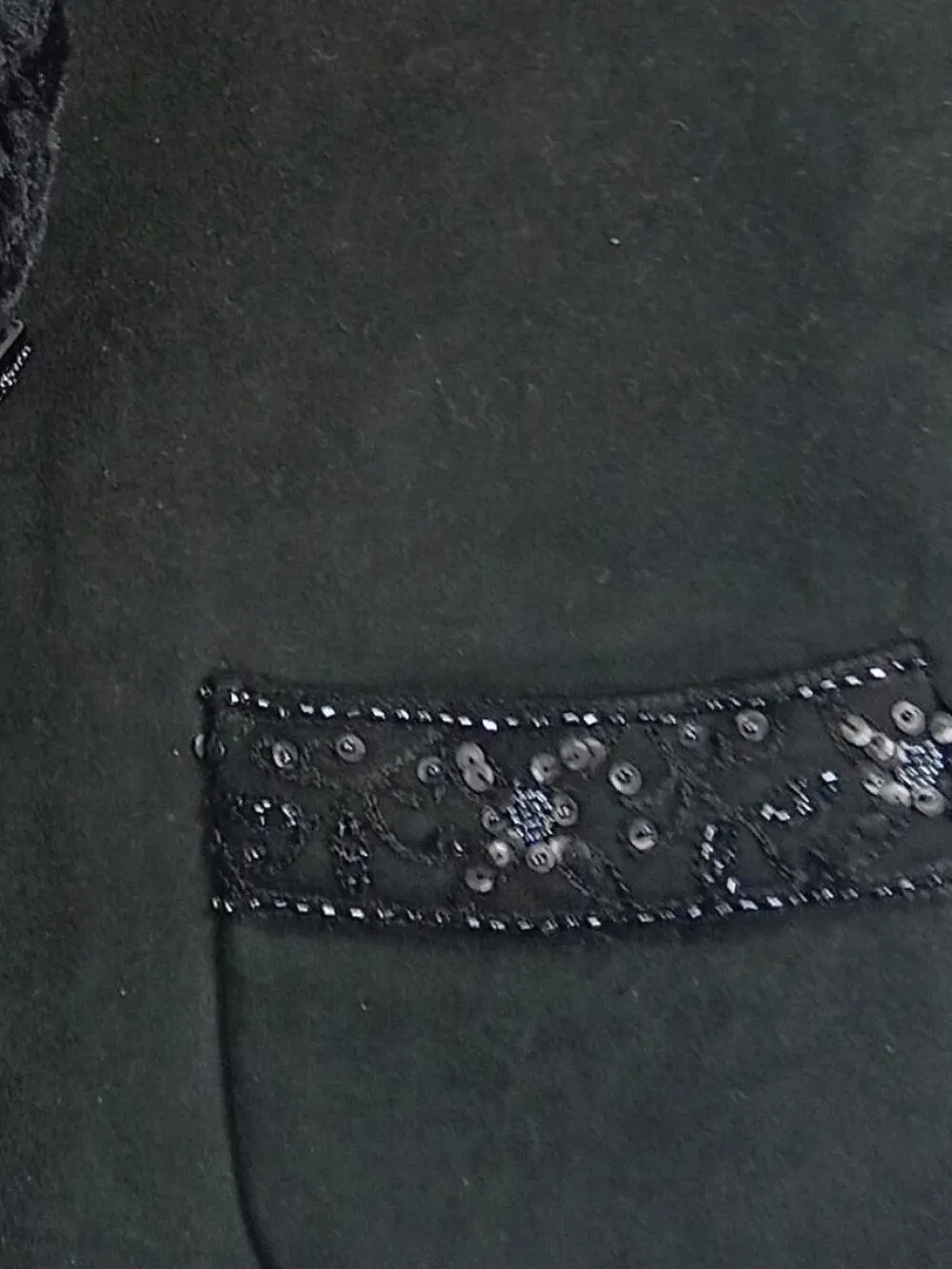 Westen> Fellweste Größe 40 schwarz