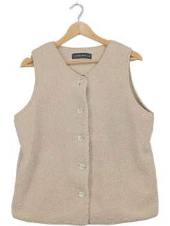 Westen> Fellweste Größe 36 beige