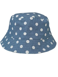 Hüte>Kate Gray Fischerhut Größe 60 blauweiß