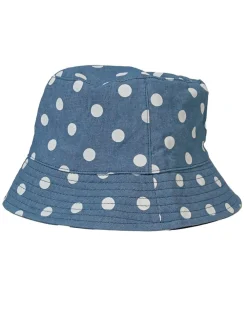 Hüte>Kate Gray Fischerhut Größe 60 blauweiß