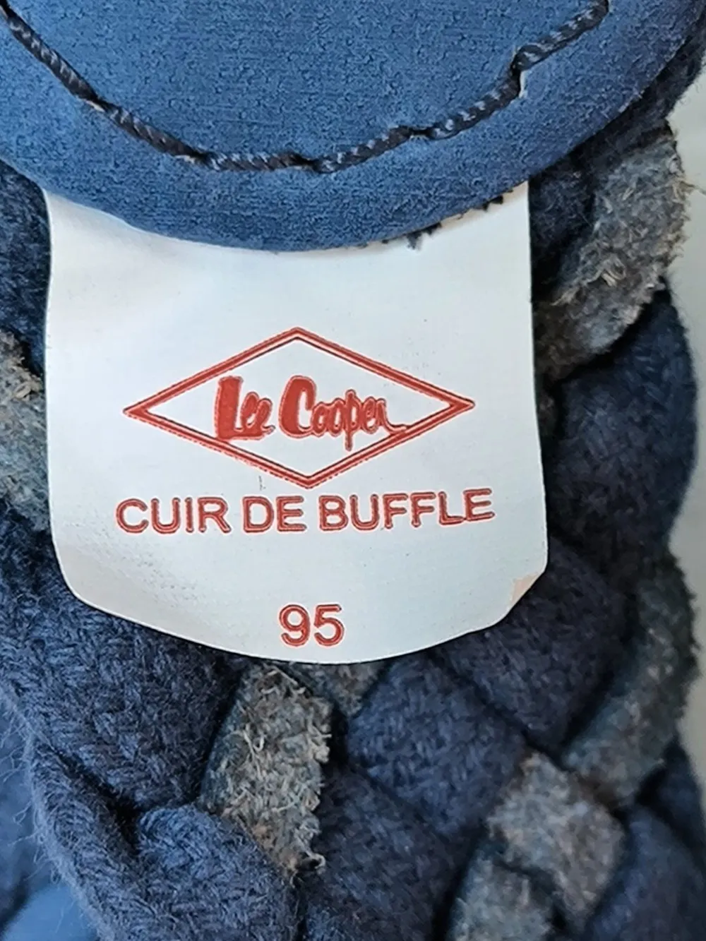 Gürtel>Lee Cooper Flechtgürtel Größe 95 blau