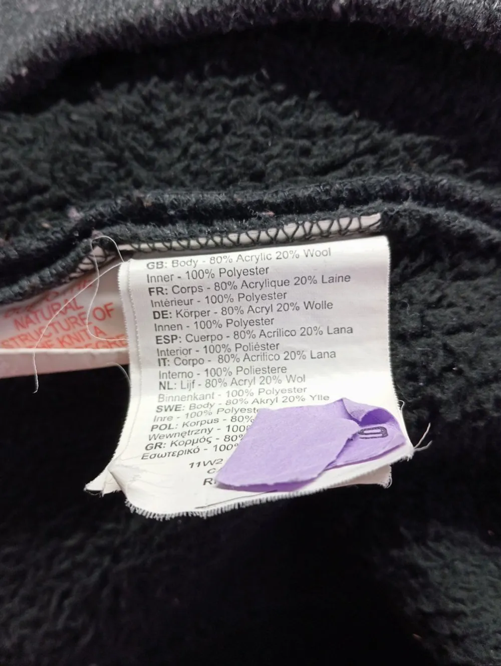 Mäntel>Bench Fleecemantel Größe 42 schwarz