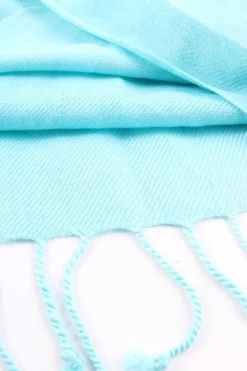 Schals>ADORE Fransenschal blau