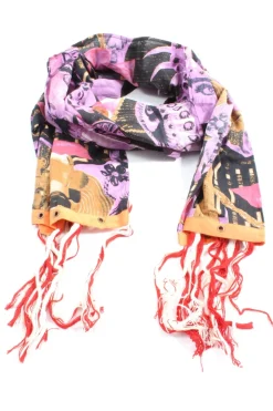 Schals>Custo Fransenschal