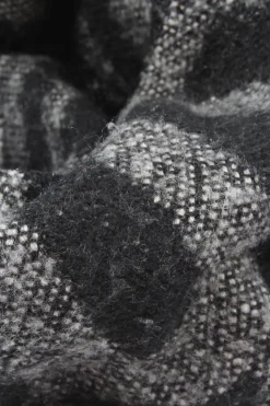 Schals>H&M Fransenschal hellgrauschwarz