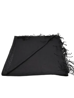 Schals>Comma Fransenschal schwarz