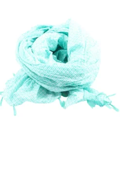 Schals>Cyrillus PARIS Fransenschal türkisweiß