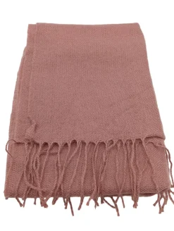 Schals>ASOS DESIGN Fransenschal pink