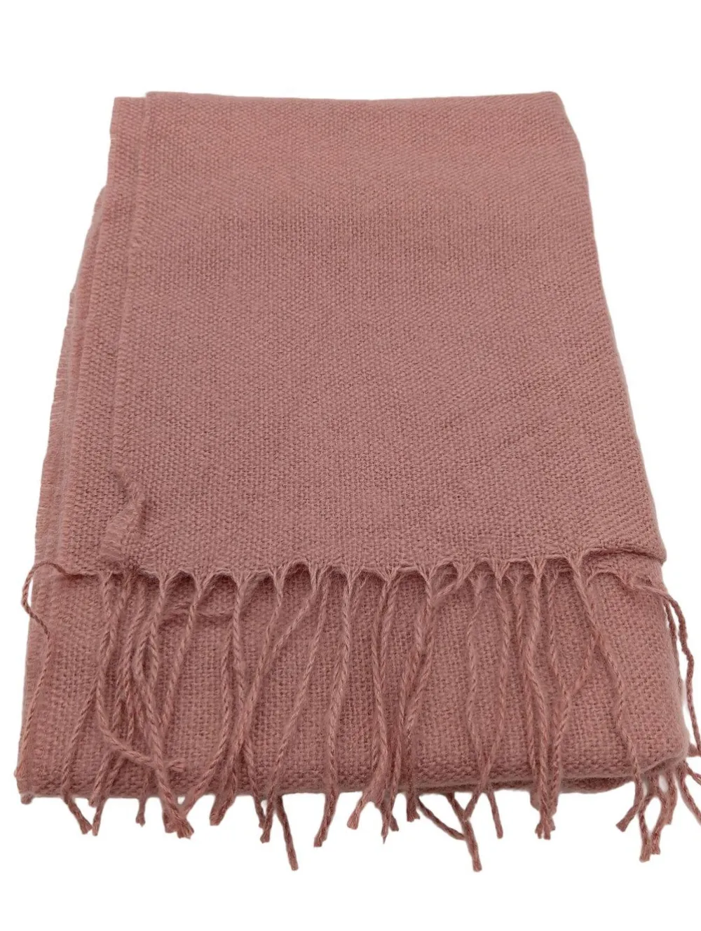 Schals>ASOS DESIGN Fransenschal pink