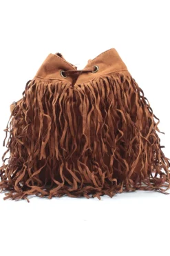 Fransentaschen>H&M Fransentasche braun