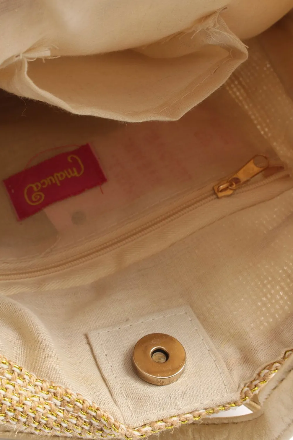 Fransentaschen>maluca Fransentasche wollweiß