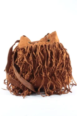 Fransentaschen>H&M Fransentasche braun