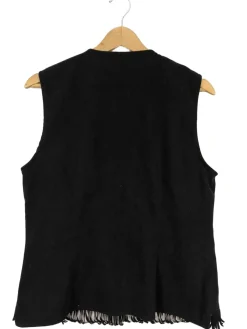 Westen>snap Fransenweste Größe 42 schwarz