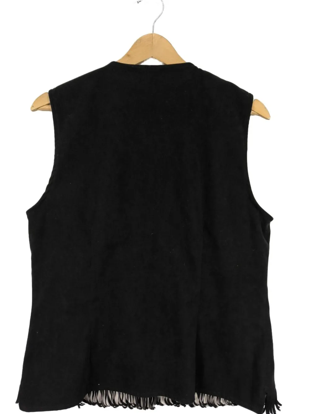 Westen>snap Fransenweste Größe 42 schwarz
