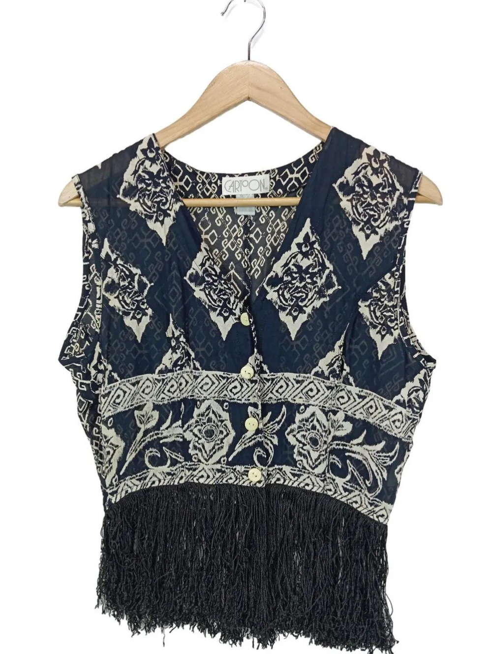 Fransenweste Größe 36-Cartoon Best