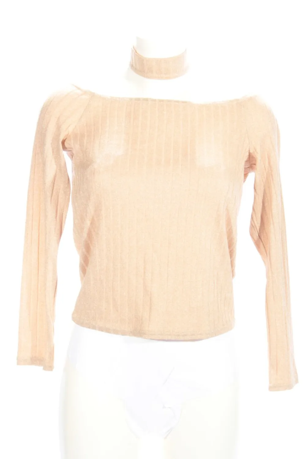 Blusen>Divided Glanzbluse Größe 38 creme