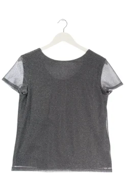 Blusen>edc Glanzbluse Größe 36 silberfarben