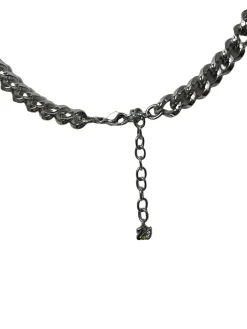 Ketten>Swarovski Gliederkette silberfarben