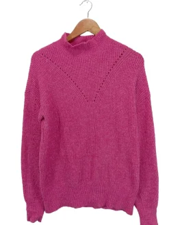 Pullover>Geisha Grobstrickpullover Größe 38 pink