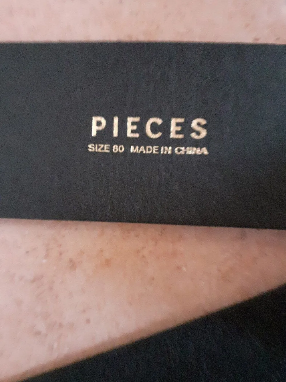 Gürtel>Pieces Gürtel Größe 80 schwarz