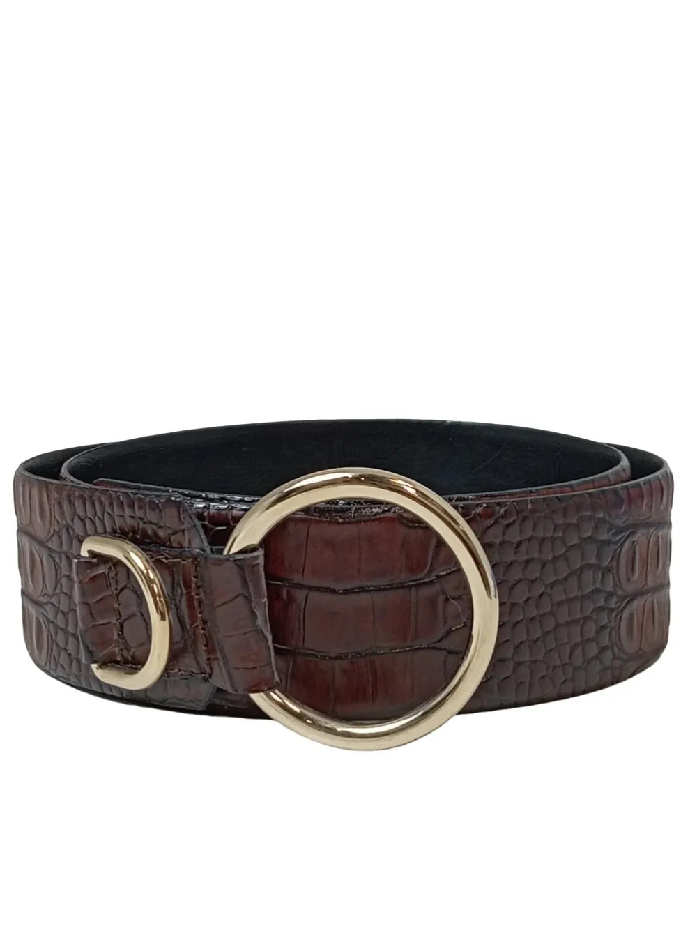 Gürtel>Renu00e9 Lezard Gürtelschnalle Größe 85 braun