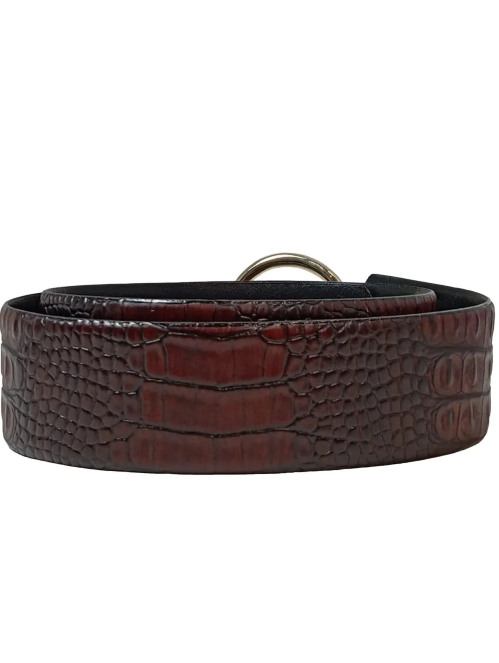 Gürtel>Renu00e9 Lezard Gürtelschnalle Größe 85 braun