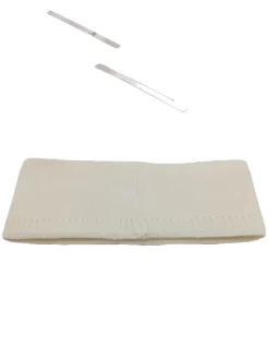 Haarschmuck>VON LAMEZAN Haarreif wollweiß