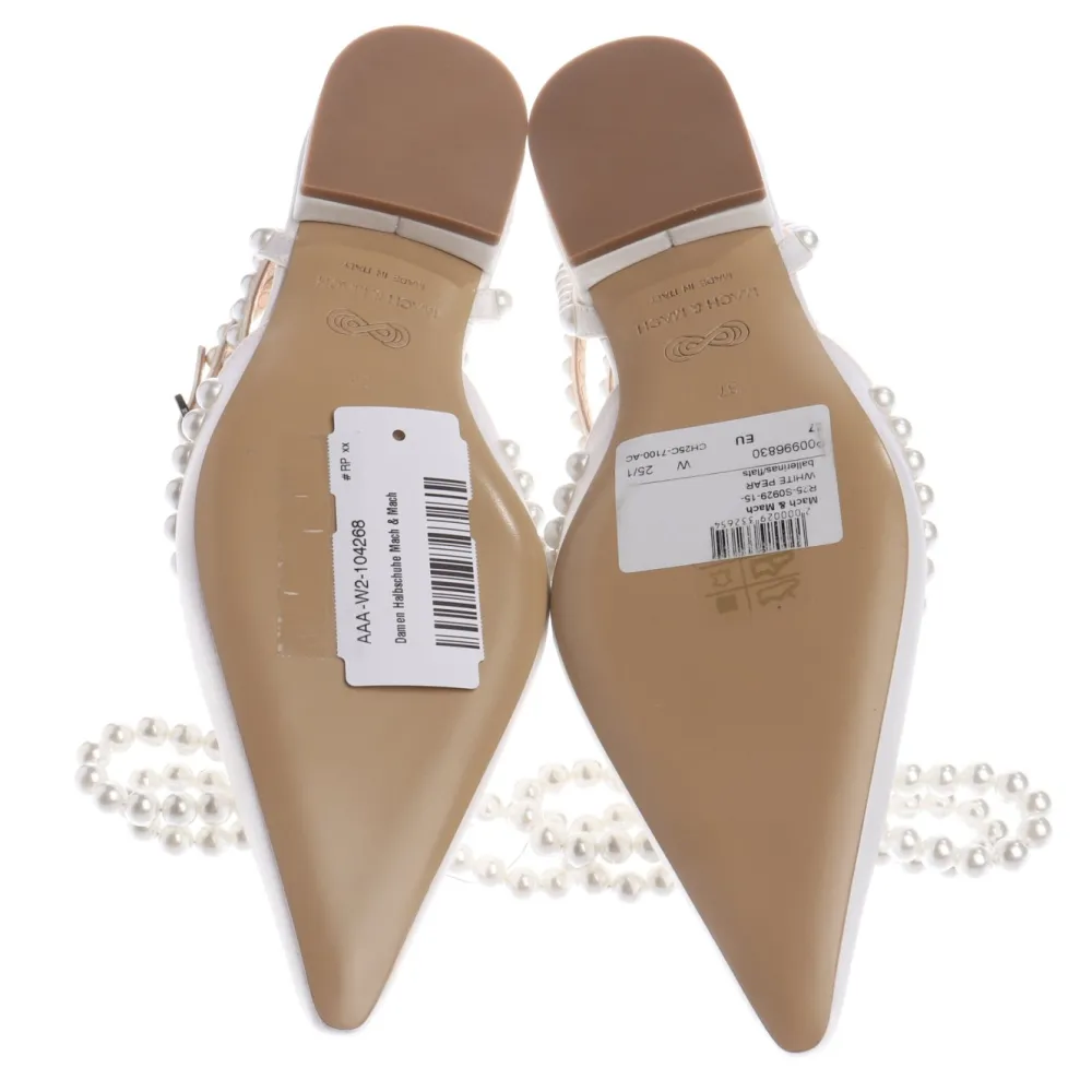 Halbschuhe>mach & mach Halbschuhe Größe 37 weiß