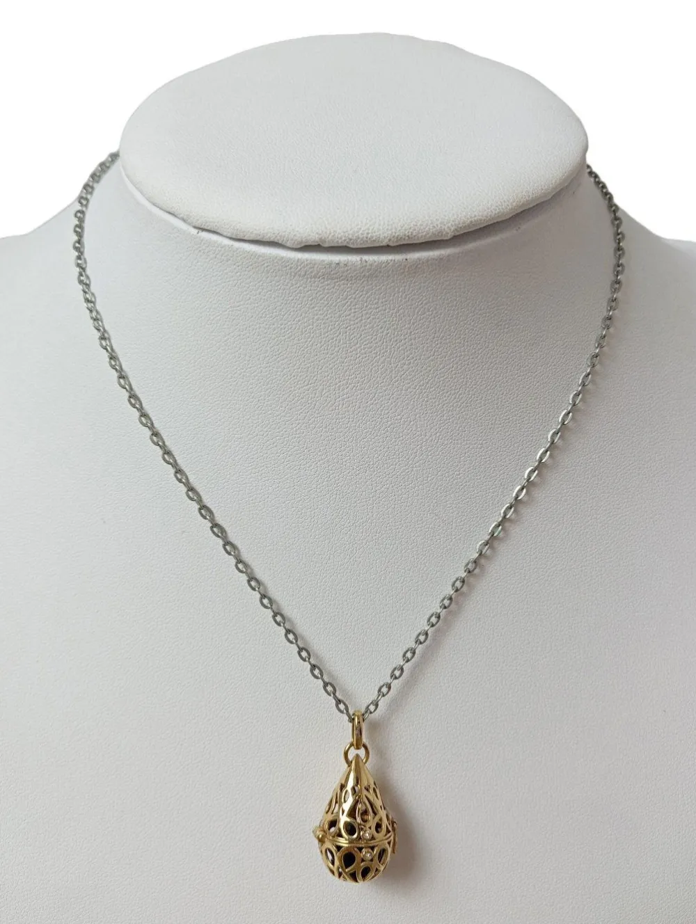 Ketten>myns Halskette silberfarbengoldfarben