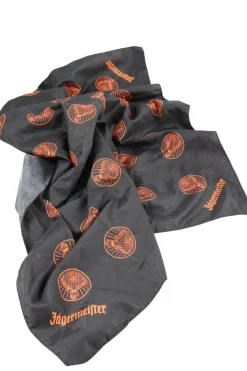 Tücher>ju00e4germeister Halstuch schwarzhellorange