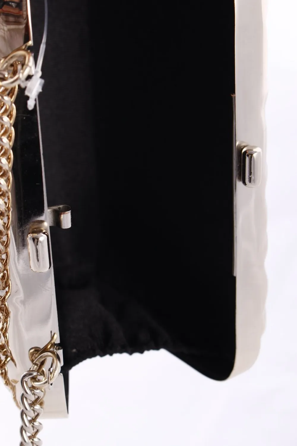 Handtaschen>MNG Handtasche silberfarben