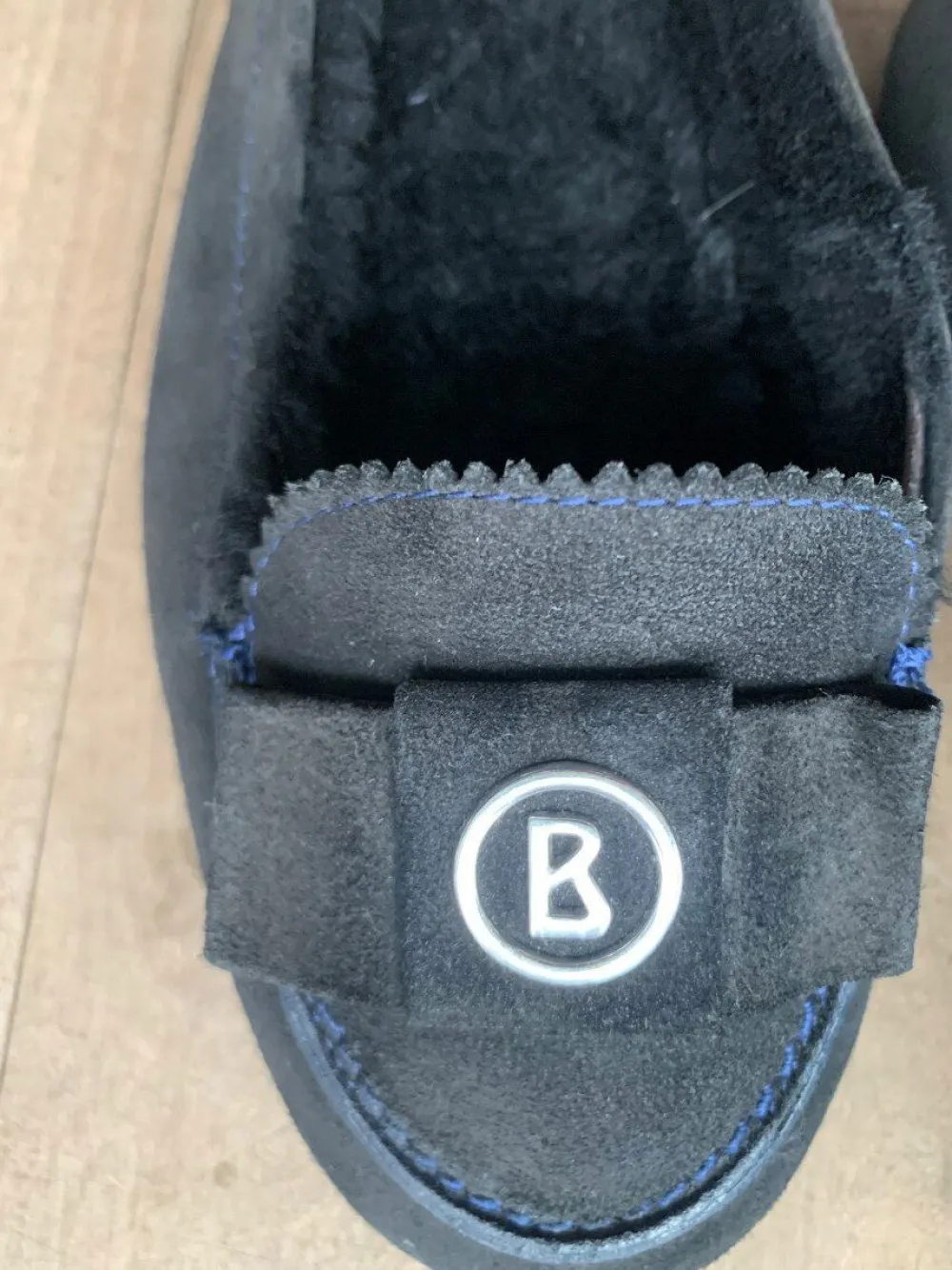 Hausschuhe>Bogner Hausschuhe Größe 40 schwarz